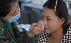 “妝”出風采  綻放自我 互聯網+形象設計專業美妝展示